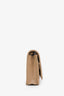 Pre-loved Chanel™ 2016 Beige Quilted Lambskin Leather Boy Wallet On Chain