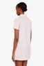 Gucci White Denim GG Jacquard Mini Dress Size 38