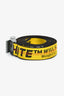Off-White Yellow/Black Canvas Industrial Belt