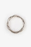 David Yurman Sterling Silver Pave Diamond Petite Infinity Band Ring Size 7.5
