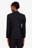 Maison Margiela Black Wool Double Breasted Blazer Size 40