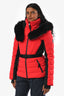 Mackage Red Down Fox Fur Hood 'Elita' Ski Jacket Size S