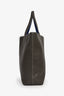Hermès Grey/Blue Clemence Leather 'Double Sens' Tote Bag