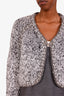 Pre-loved Chanel™ Grey Fur Cropped Jacket Size 40