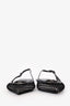 Valentino Black Mesh Vlogo Slingback Flats Size 39