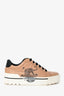 Hermès 2019 Beige Leather 'Jungle Love' Platform Sneakers Size 36