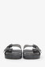 Balenciaga Grey Transparent Rubber 'Mallorca' Slides Size 39