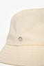 Hermès White Cotton Bucket Hat Size 58