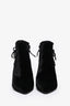 Stuart Weitzman Black Velvet Booties Size 8.5