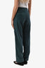 Pantalon cargo en velours vert Brunello Cucinelli taille 36
