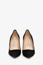 Manolo Blahnik Black Suede Pointed Pumps Size 36.5