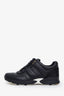 Pre-loved Chanel™ Black Leather Satin Trim CC Low Top Sneakers Size 37
