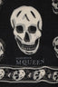 Alexander McQueen Black Silk Skull Square Scarf