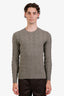 Ralph Lauren Purple Label Green Cashmere Crewneck Sweater Size M Mens