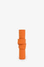 Bvlgari Orange Leather Watch Travel Case