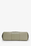 Bottega Veneta Green Intrecciato Leather Small Arco Tote with Pouch