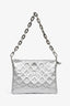 Louis Vuitton Silver Monogram Leather Coussin PM with Strap