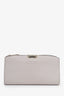 Burberry Grey Grain Leather Alvington Continental Wallet