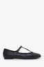 Ballerines plates Marcie en cuir noir Chloé, pointure 40