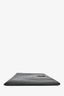 Saint Laurent 2018 Black Croc Embossed Large Zip Document Holder