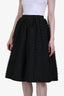 Cecilie Bahnsen Black Mala Fil-Coupé Shell Midi Skirt Size 10