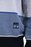 Christian Dior Blue Strip Cashmere Cotton 'CD Diamond' Crewneck Sweater Size M Mens