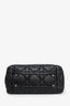 Christian Dior 2012 Black Cannage Lambskin Milly La Foret Shopping Tote