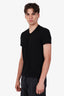 Tom Ford Black Cotton T-Shirt Size 48 Mens