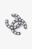 Pre-loved Chanel™ Silver-Tone Pearl CC Brooch