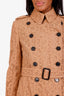 Burberry Beige Lace Belted Trench Coat Size 6