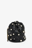 Pre-Loved Chanel™ 2021 Black Mini Pearl Bucket Bag