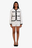 Maje Black/White Tweed 'Marl' Jacket Size 36 + Shorts Size 36 Sets