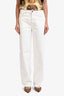 Lou Lou Studio White Denim 'Samsur' Jeans Size 27