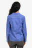 Theory Blue/White Striped Button-Up Shirt Size S