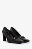 Stuart Weitzman Brown Leather Square Toe Heels Size 8.5