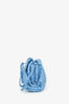 Bottega Veneta Blue Intrecciato Leather Mini Pouch Bag