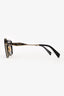 Prada Black/Gold Square 581 Sunglasses