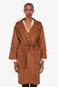 Max Mara Brown Cashmere Belted Jacket Size 6