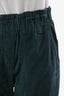 Pantalon cargo en velours vert Brunello Cucinelli taille 36