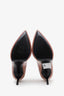 Saint Laurent Pink Leather Pointed Toe Platform Pumps Size 39