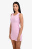 Pre-loved Chanel™ 2023 Pink Interlocking CC Mini Dress Size 36