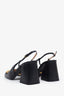 Gucci Black Leather Horsebit Square Toe Pumps Size 36.5