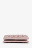 Miu Miu Pink Matelassé Nappa Leather Small Wallet