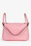 Hermès 2016 Pink Swift Leather Lindy 26 PHW
