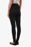 Pre-loved Chanel™ Black Suede High-Rise Leggings Size 34