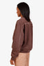 Jacquemus Brown Cotton Crew Neck Long Sleeve Sweatshirt Size S