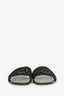 Christian Dior Green Canvas Embroidered Dway Slide Sandals Size 39