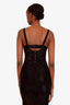 Paco Rabanne Black Lace Sheer Camisole Top Size 36