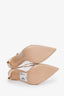 Sergio Rossi Nude Crystal Embellished Slingbacks Size 37.5
