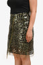 Dorothee Schumacher Green Sequin Pencil Skirt Size 3